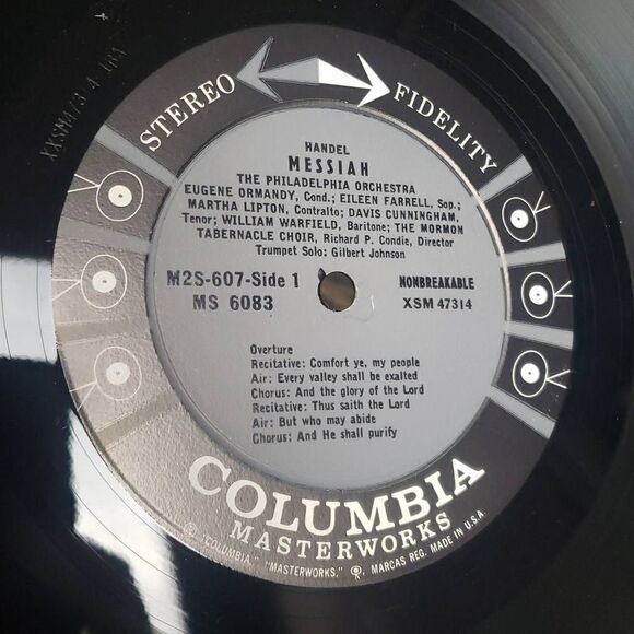 Messiah Philadelphia Orchestra Vinyl Record - Picture 6 of 16